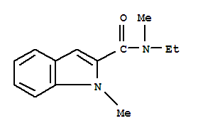 (9ci)-n-乙基-n,1-二甲基-1H-吲哚-2-羧酰胺结构式_815575-77-0结构式