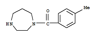 (9ci)-六氢-1-(4-甲基苯甲酰基)-1H-1,4-二氮杂卓结构式_815650-96-5结构式