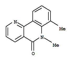 Benzo[h]-1,6-naphthyridin-5(6h)-one, 6,7-dimethyl-(9ci) Structure,816418-45-8Structure