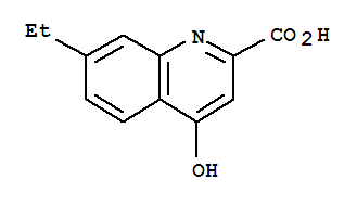 7-乙基-4-羟基-2-喹啉羧酸结构式_816448-98-3结构式