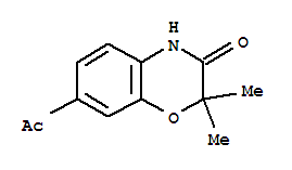 (9ci)-7-乙酰基-2,2-二甲基-2H-1,4-苯并噁嗪-3(4h)-酮结构式_816464-27-4结构式