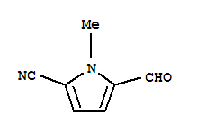 (9ci)-5-甲酰基-1-甲基-1H-吡咯-2-甲腈结构式_81698-03-5结构式