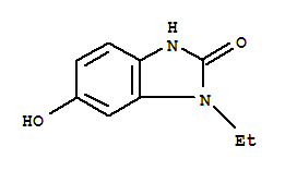 1-乙基-1,3-二氢-6-羟基-(9Ci)-2H-苯并咪唑-2-酮结构式_81822-92-6结构式