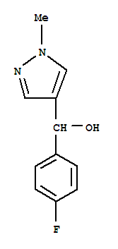 (9ci)-alpha-(4-氟苯基)-1-甲基-1H-吡唑-4-甲醇结构式_819065-81-1结构式