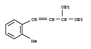 (9ci)-1-(3,3-二乙氧基-1-丙烯基)-2-甲基-苯结构式_819066-30-3结构式