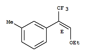 (9ci)-1-[(1e)-2-乙氧基-1-(三氟甲基)乙烯]-3-甲基-苯结构式_819866-06-3结构式