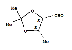 1,3-Dioxolane-4-carboxaldehyde, 2,2,5-trimethyl-, (4s-cis)-(9ci)Structure,82010-51-3Structure 1,3-Dioxolane-4-carboxaldehyde, 2,2,5-trimethyl-, (4s-cis)-(9ci) Structure,82010-51-3Structure