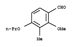 (9ci)-2-甲氧基-3-甲基-4-丙氧基-苯甲醛结构式_820237-56-7结构式