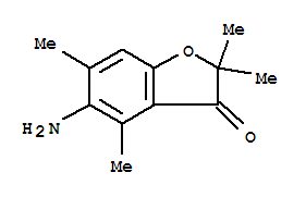 (9ci)-5-氨基-2,2,4,6-四甲基-3(2H)-苯并呋喃酮结构式_820257-60-1结构式
