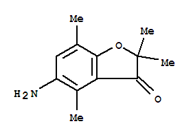 (9ci)-5-氨基-2,2,4,7-四甲基-3(2H)-苯并呋喃酮结构式_820257-62-3结构式