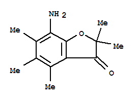(9ci)-7-氨基-2,2,4,5,6-五甲基-3(2H)-苯并呋喃酮结构式_820257-64-5结构式