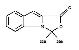 (9ci)-3,3-二甲基-1H,3h-噁唑并[3,4-a]吲哚-1-酮结构式_820964-06-5结构式