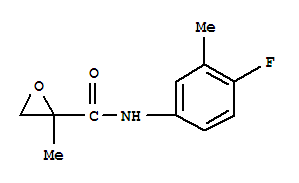 (9ci)-n-(4-氟-3-甲基苯基)-2-甲基-环氧乙烷羧酰胺结构式_821765-35-9结构式