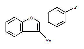 (9ci)-2-(4-氟苯基)-3-甲基-苯并呋喃结构式_823787-31-1结构式
