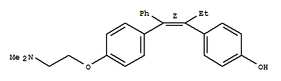 4羟基他莫昔芬结构式_82413-23-8结构式 4羟基他莫昔芬结构式_82413-23-8结构式