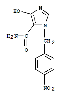 1-(4-硝基苄基)-4-羟基-1H-咪唑-5-羧酰胺结构式_82439-87-0结构式