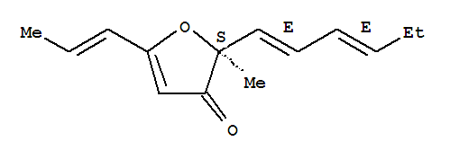 (2s)-(9ci)-2-(1e,3e)-1,3-己二烯基-2-甲基-5-(1-丙烯基)-3(2H)-呋喃酮结构式_824412-82-0结构式