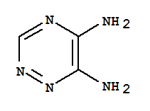 1,2,4-三嗪-5,6-二胺(9ci)结构式_82553-58-0结构式