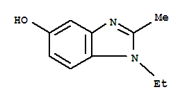 (9ci)-1-乙基-2-甲基-1H-苯并咪唑-5-醇结构式_82612-27-9结构式