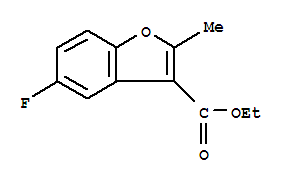 (9ci)-5-氟-2-甲基-3-苯并呋喃羧酸乙酯结构式_826990-64-1结构式