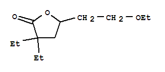 (9ci)-5-(2-乙氧基乙基)-3,3-二乙基二氢-2(3H)-呋喃酮结构式_827017-67-4结构式