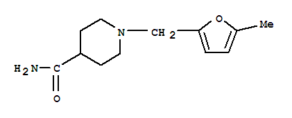 (9ci)-1-[(5-甲基-2-呋喃)甲基]-4-哌啶羧酰胺结构式_827329-88-4结构式