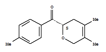 (9ci)-[(2s)-3,6-二氢-4,5-二甲基-2H-吡喃-2-基](4-甲基苯基)-甲酮结构式_827337-21-3结构式