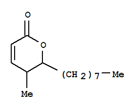 (9ci)-5,6-二氢-5-甲基-6-辛基-2H-吡喃-2-酮结构式_827347-71-7结构式