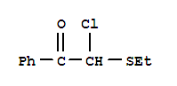 (9ci)-2-氯-2-(乙基硫代)-1-苯基-乙酮结构式_82834-04-6结构式