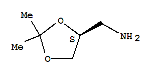 (S)-(+)-(2,2-二甲基-[1,3]-二氧杂烷-4-基)-甲胺结构式_82954-65-2结构式