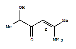 (z)-(9ci)-5-氨基-2-羟基-4-己烯-3-酮结构式_83326-43-6结构式