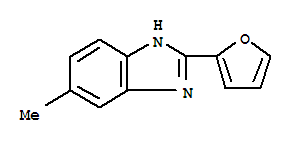 (9ci)-2-(2-呋喃)-5-甲基-1H-苯并咪唑结构式_83330-28-3结构式