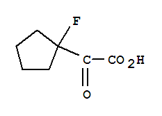 (9ci)-1-氟--alpha--氧代-环戊烷乙酸结构式_83611-30-7结构式