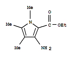 (9ci)-3-氨基-1,4,5-三甲基-1H-吡咯-2-羧酸乙酯结构式_83621-76-5结构式 (9ci)-3-氨基-1,4,5-三甲基-1H-吡咯-2-羧酸乙酯结构式_83621-76-5结构式