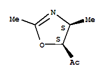顺式-(9ci)-1-(4,5-二氢-2,4-二甲基-5-噁唑)-乙酮结构式_83750-10-1结构式