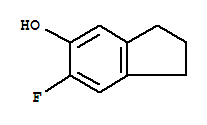 6-氟-2,3-二氢-1H-茚-5-醇结构式_83802-73-7结构式