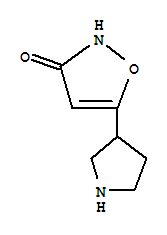 (9ci)-5-(3-吡咯烷)-3(2H)-异噁唑酮结构式_83913-01-3结构式