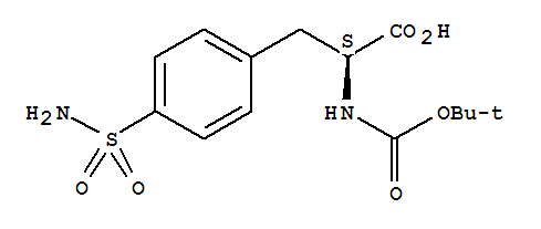 4-(Aminosulfonyl)-n-boc-l-phenylalanineStructure,84053-14-5Structure 4-(Aminosulfonyl)-n-boc-l-phenylalanine Structure,84053-14-5Structure