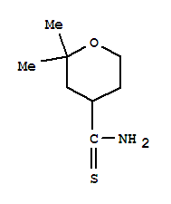 (9ci)-四氢-2,2-二甲基-2H-吡喃-4-硫代甲酰胺结构式_84125-26-8结构式