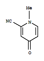 (9ci)-1,4-二氢-1-甲基-4-氧代-2-吡啶甲腈结构式_84225-75-2结构式