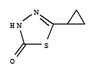 5-环丙基-1,3,4-噻二唑-2(3h)-酮结构式_84353-00-4结构式
