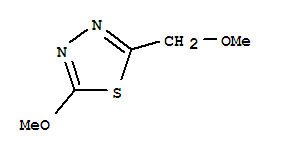 2-甲氧基-5-(甲氧基甲基)-1,3,4-噻二唑结构式_84353-10-6结构式