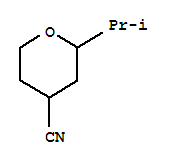 (9ci)-四氢-2-(1-甲基乙基)-2H-吡喃-4-甲腈结构式_84360-50-9结构式