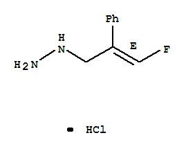 ((Z)-3-氟-2-苯基烯丙基)-肼结构式_843651-70-7结构式