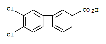 3,4-二氯-[1,1-联苯]-3-羧酸结构式_844878-91-7结构式