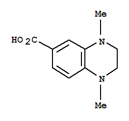 1,4-Dimethyl-1,2,3,4-tetrahydroquinoxaline-6-carboxylic acidStructure,844891-14-1Structure 1,4-Dimethyl-1,2,3,4-tetrahydroquinoxaline-6-carboxylic acid Structure,844891-14-1Structure