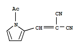 (9CI)-1-乙酰基-2-(2,2-二氰基乙烯)-1H-吡咯结构式_845294-44-2结构式