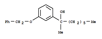 2-(3-苄氧基苯基)-2-辛醇结构式_84533-97-1结构式