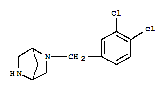 (1S,4S)-(+)-2-(3,4-二氯-苄基)-2,5-二氮杂-双环[2.2.1]庚烷二(三氟甲基乙酸盐)结构式_845866-68-4结构式