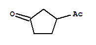 (6ci,9ci)-3-乙酰基-环戊酮结构式_84602-27-7结构式